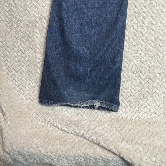 Paige Hollywood Hills Bootcut Jeans Sz 27 Classic Rise Y2K Embellished Denim - Picture 3 of 10